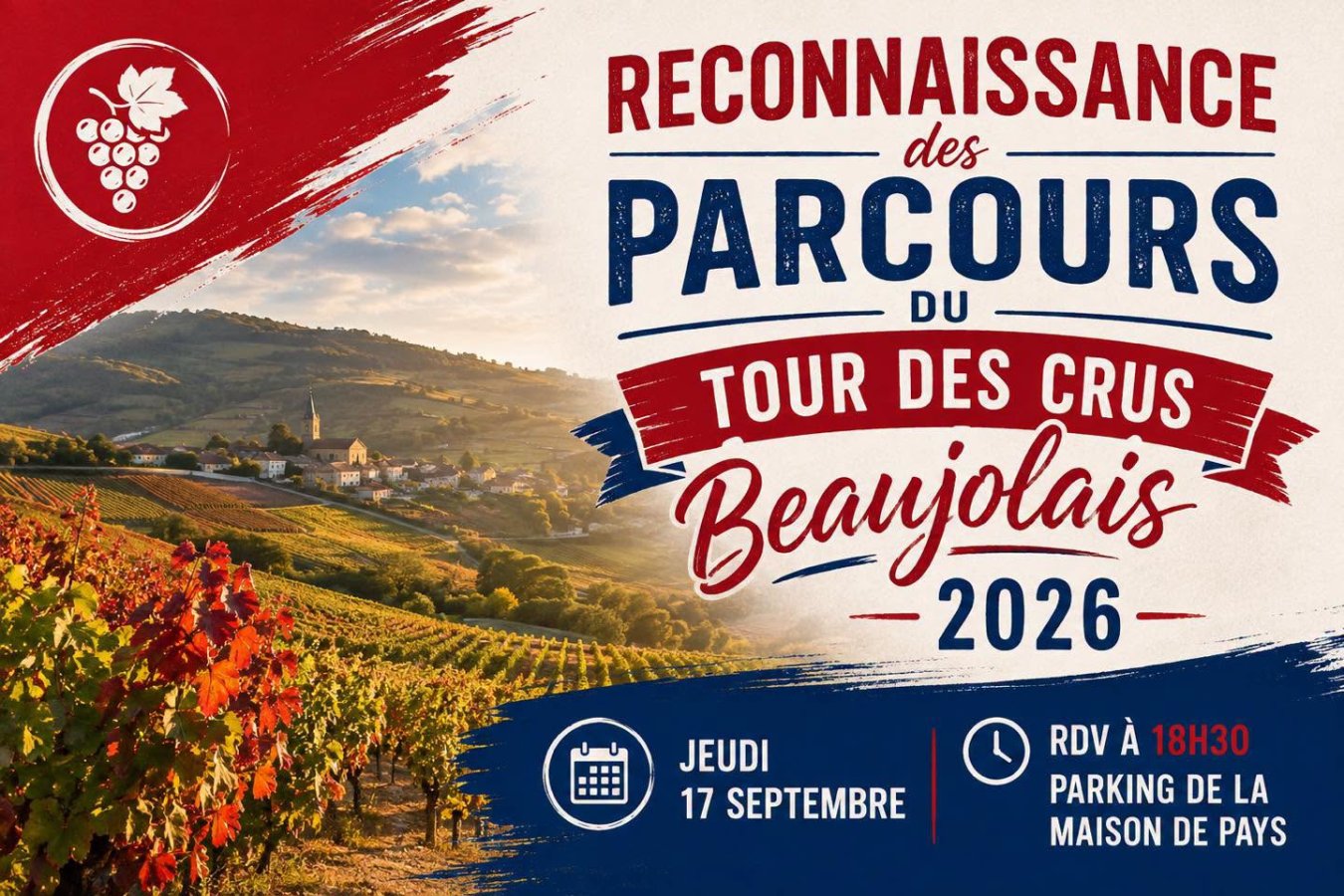 RECO TOUR DES CRUS BEAUJOLAIS 2026 🏃