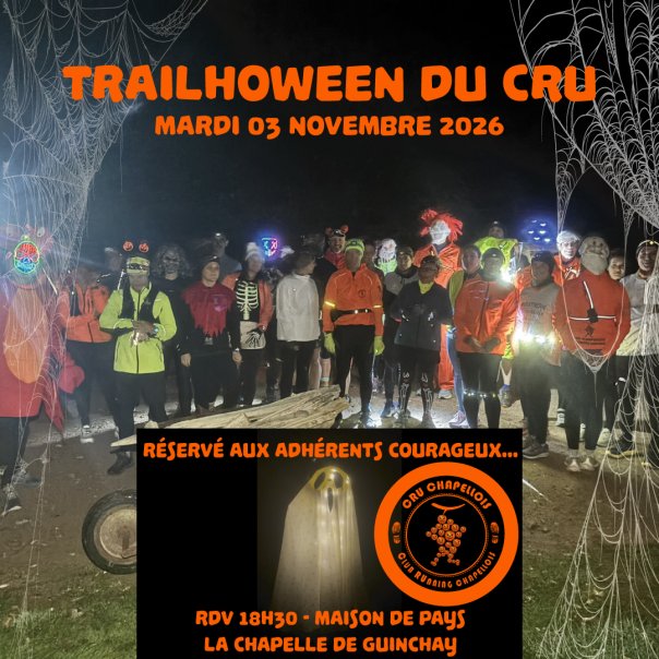 Trailhoween du CRU 2026